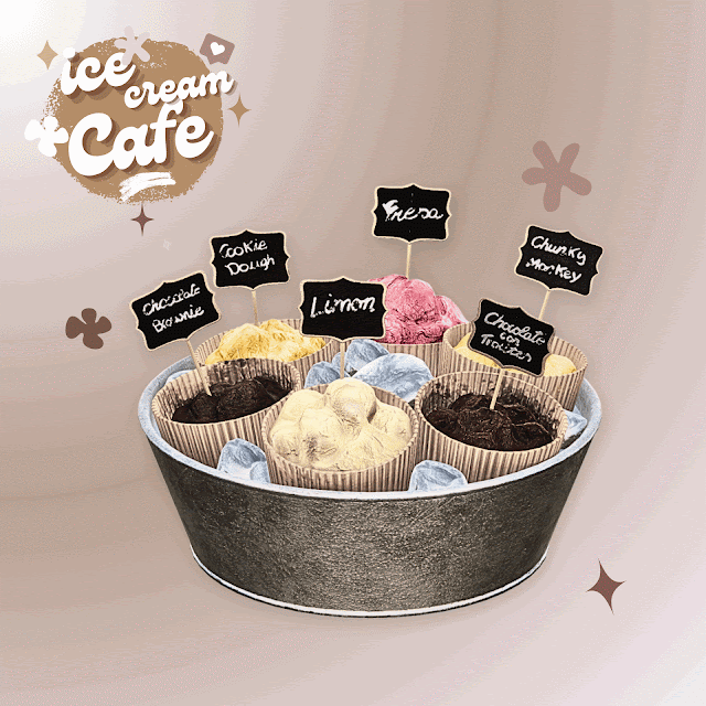 Галерея мода Набор для кафе Ice Cream Cafe #2